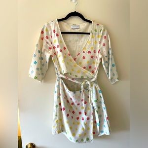 Rainbow Daisy Romper